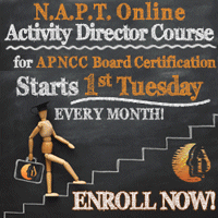 Activity Director Course - Next Course Starts July 7th