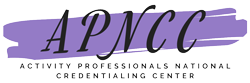 Activity Professionals National Credentialing Center Logo
